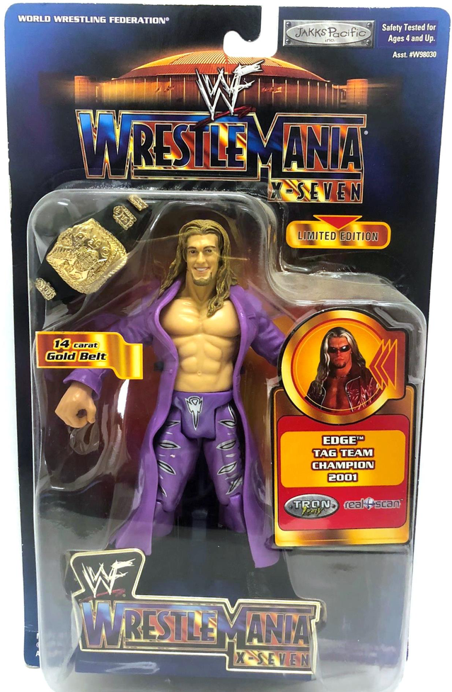 2001 WWF Jakks Pacific Titantron Live WrestleMania X-Seven Edge