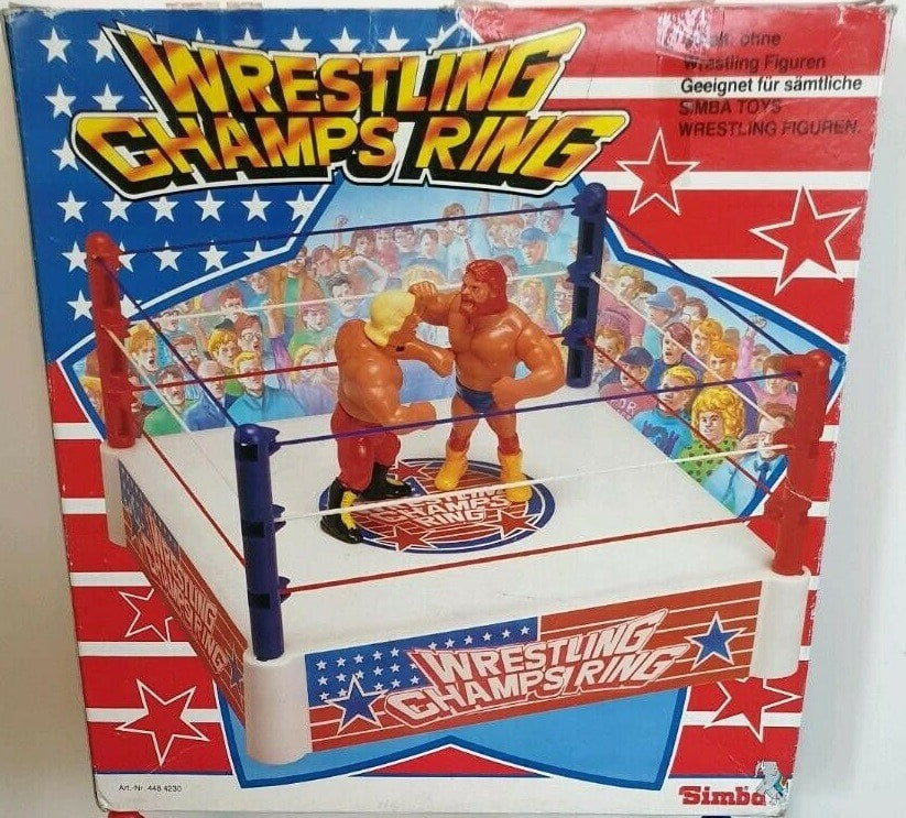 1992 Simba Toys Wrestling Champs Wrestling Champs Ring [Full Size]