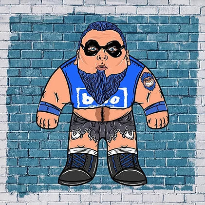 Brothers Gaddor Officially Licensed Gaddor Buddies Blue Meanie