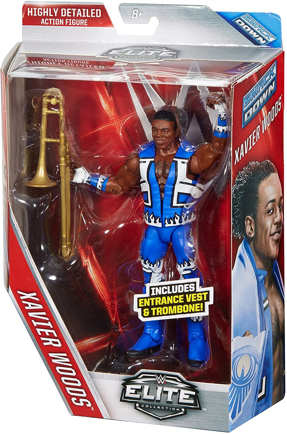 2016 WWE Mattel Elite Collection Series 42 Xavier Woods – Wrestling Figure  Database