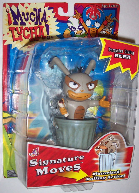 2003 Jakks Pacific Mucha Lucha Signature Moves Dumpster Diving Flea