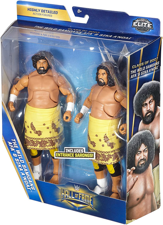 2017 WWE Mattel Elite Collection Hall of Fame Multipack: The Wild Samoans: Afa & Sika A'Noai [Exclusive]