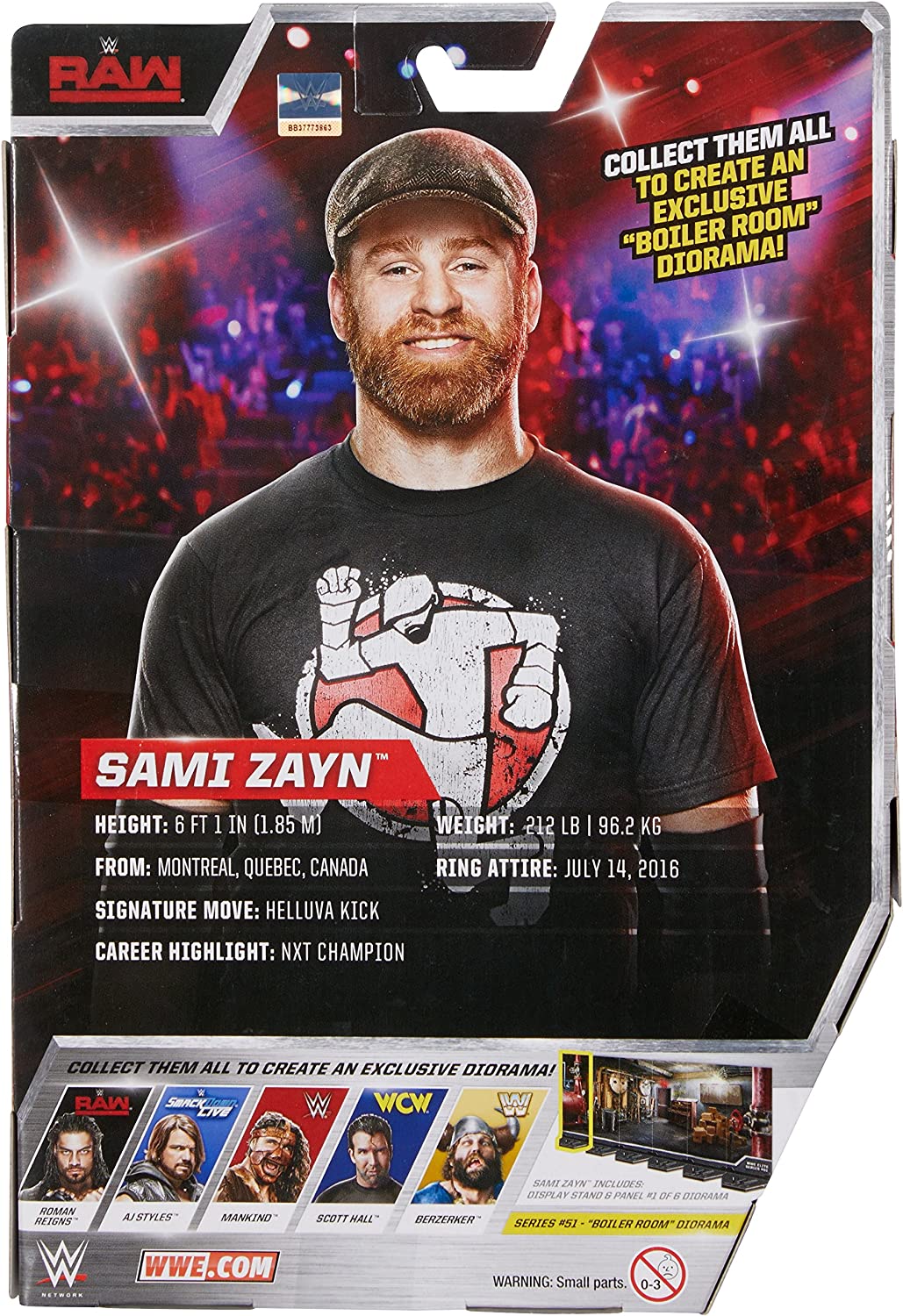 2017 WWE Mattel Elite Collection Series 51 Sami Zayn