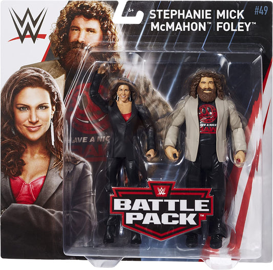 2017 WWE Mattel Basic Battle Packs Series 49 Stephanie McMahon & Mick Foley