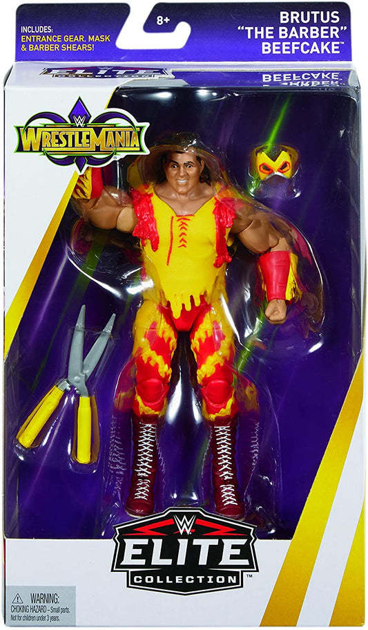 2018 WWE Mattel Elite Collection WrestleMania 34 Brutus "The Barber" Beefcake