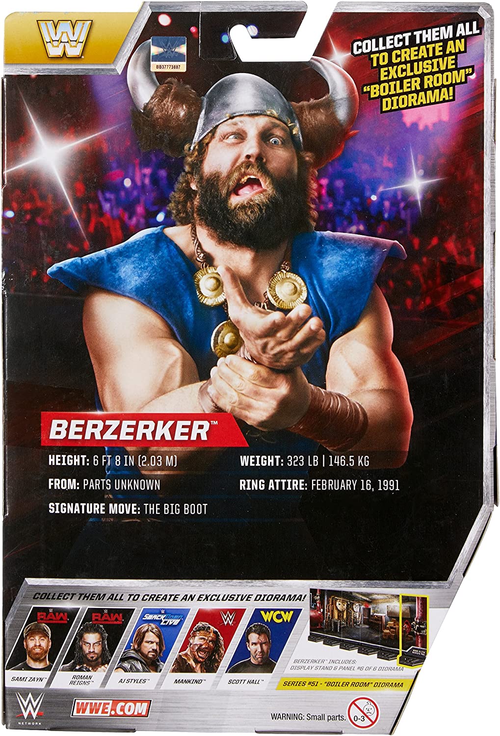 2017 WWE Mattel Elite Collection Series 51 Berzerker