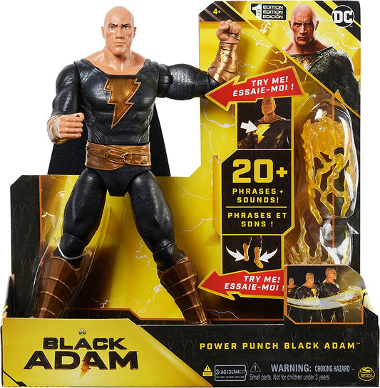 2022 Spin Master 12" Power Punch Black Adam