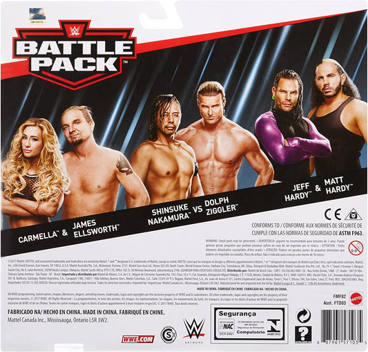 2018 WWE Mattel Basic Battle Packs Series 53 Carmella & James Ellsworth