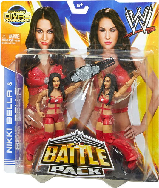 2014 WWE Mattel Basic Battle Packs Series 26 Nikki Bella & Brie Bella
