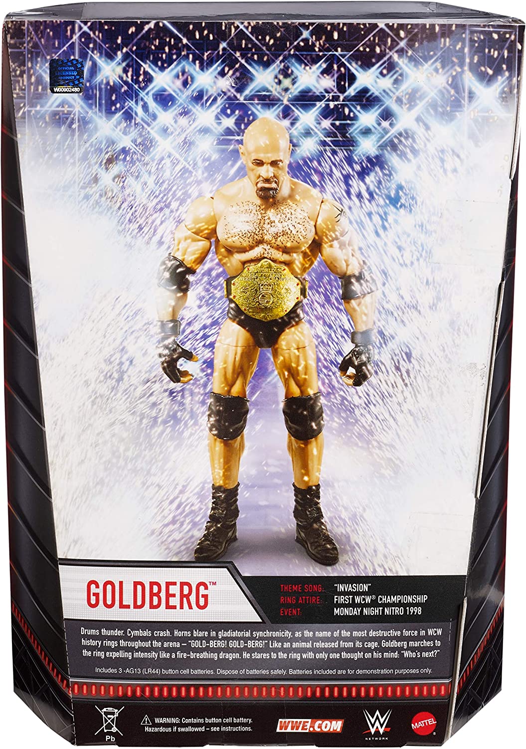 2019 WWE Mattel Elite Collection Entrance Greats Series 2 Goldberg