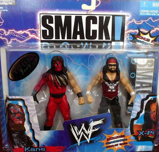 2000 WWF Jakks Pacific Titantron Live SmackDown! 2-Pack: Kane & X-Pac