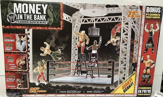 WWE Jakks Pacific Money in the Bank Ladder Match Ring [With Jeff Hardy & Mr. Kennedy]