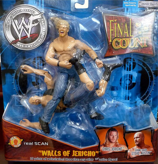 2002 WWF Jakks Pacific Final Count Series 3 "Walls of Jericho": Chris Jericho & Stone Cold Steve Austin