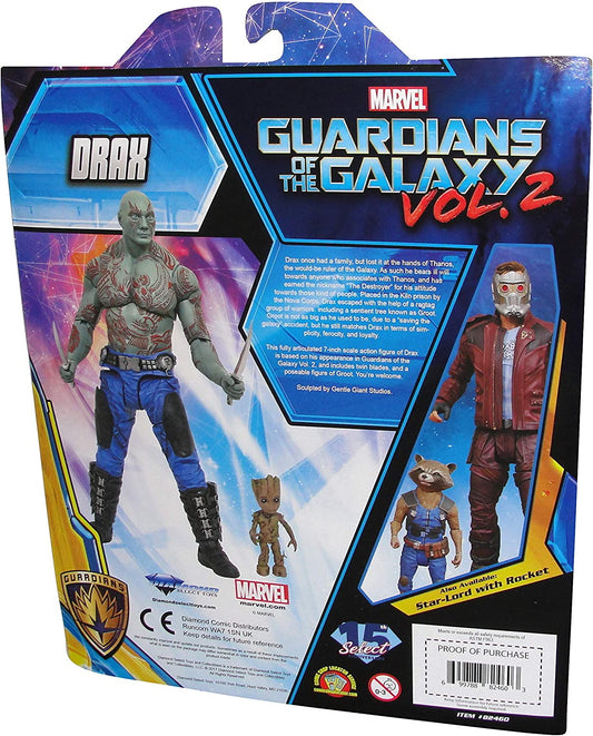 2017 Diamond Select Toys Guardians of the Galaxy Vol. 2 Marvel Select Drax & Baby Groot