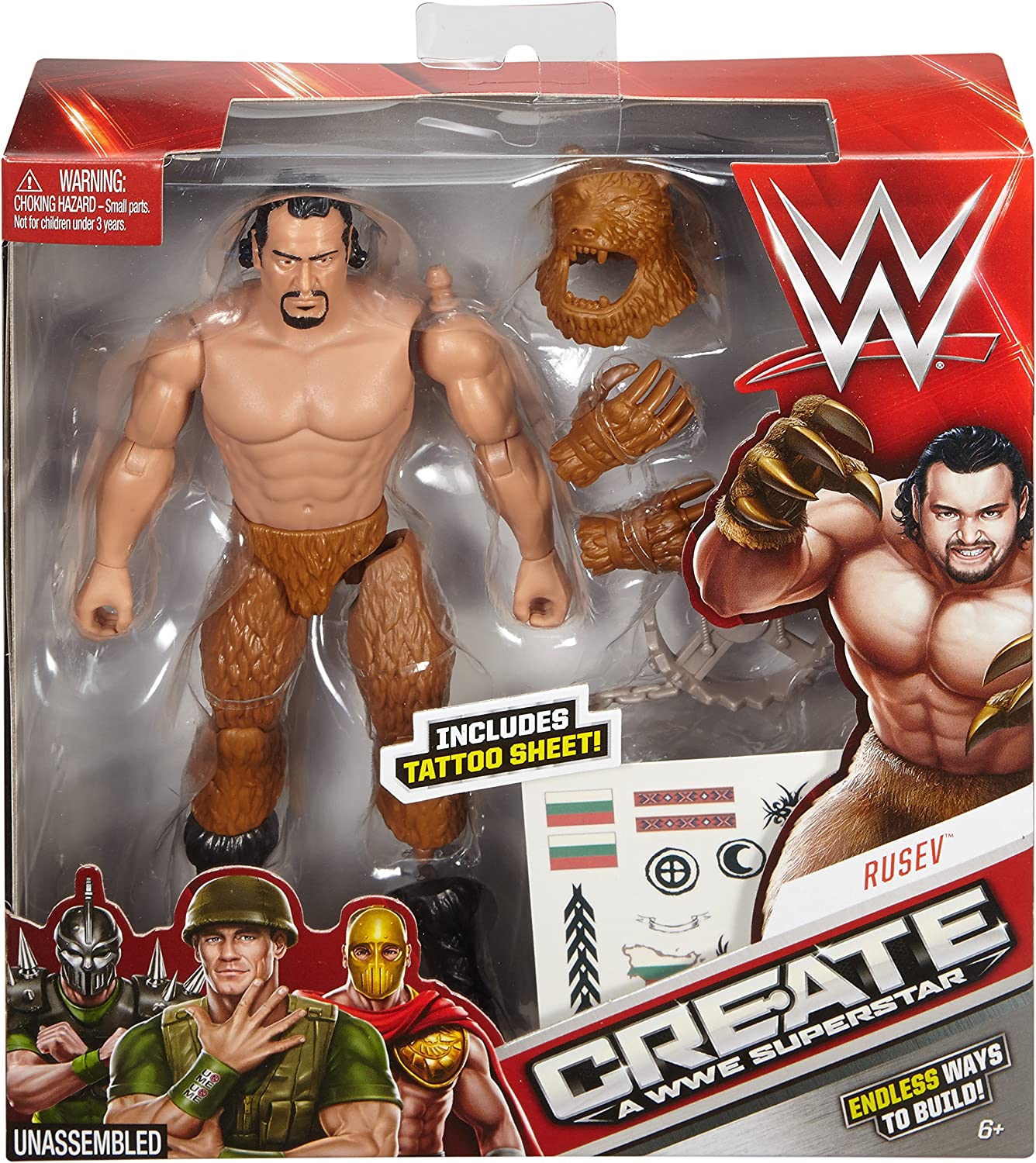 2016 WWE Mattel Create a WWE Superstar Series 2 Rusev