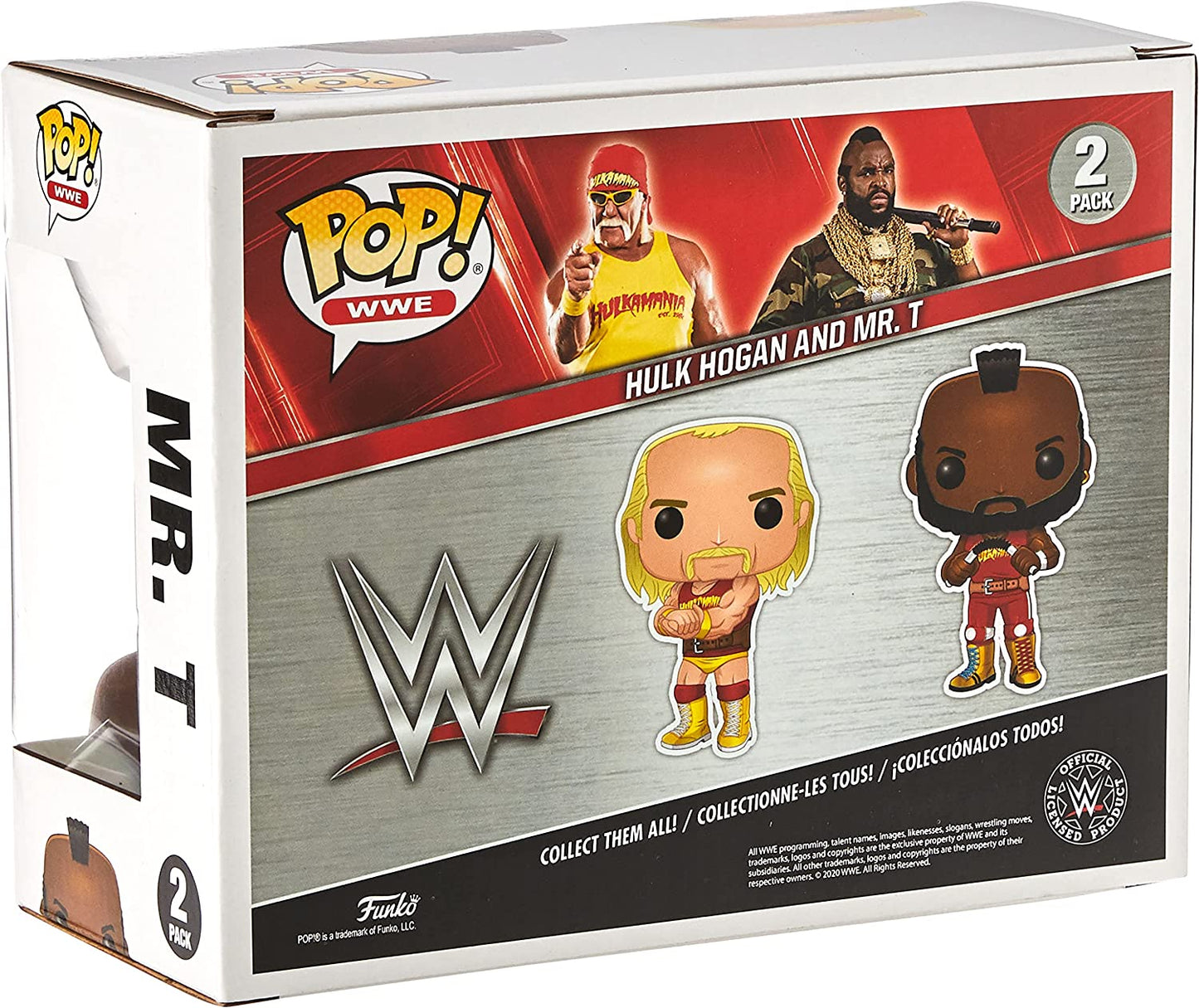 2021 WWE Funko POP! Vinyls 2-Pack: Hulk Hogan & Mr. T [Exclusive]