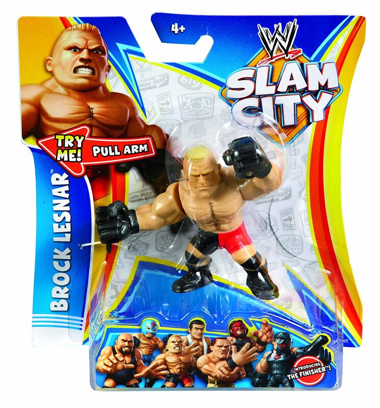 2013 WWE Mattel Slam City Series 1 Brock Lesnar – Wrestling Figure Database