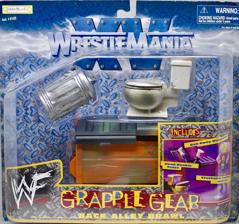 1998 WWF Jakks Pacific Grapple Gear Series 1: Back Alley Brawl