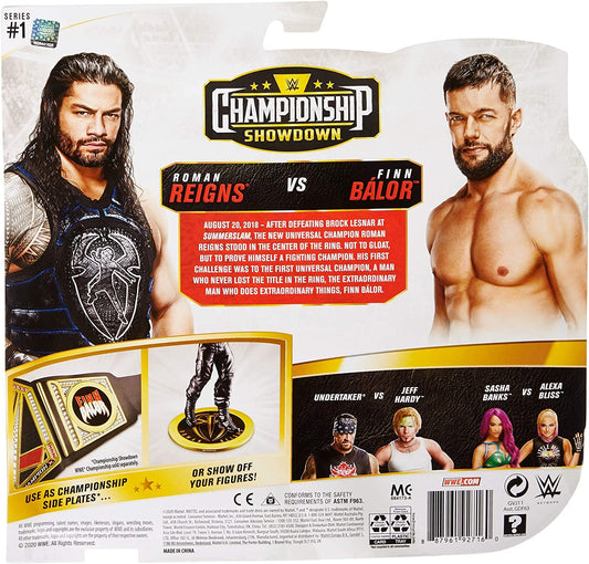 2020 WWE Mattel Basic Championship Showdown Series 1 Roman Reigns vs. Finn Balor