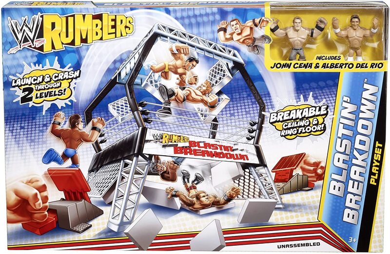 2012 WWE Mattel Rumblers Series 2 Blastin' Breakdown Playset [With John Cena & Alberto Del Rio]