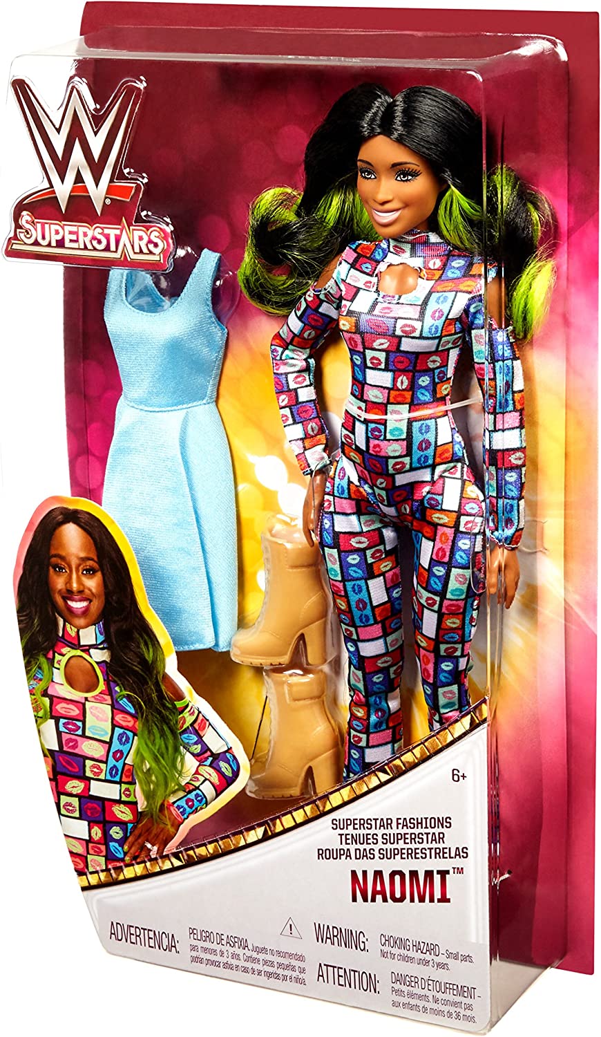 2017 WWE Mattel Superstar Fashions 12" Deluxe Naomi