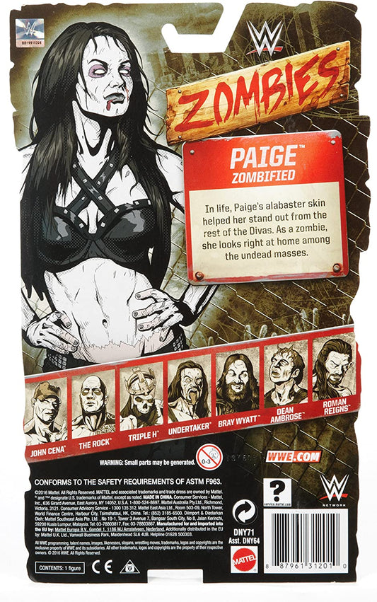 2016 WWE Mattel Basic Zombies Series 1 Paige