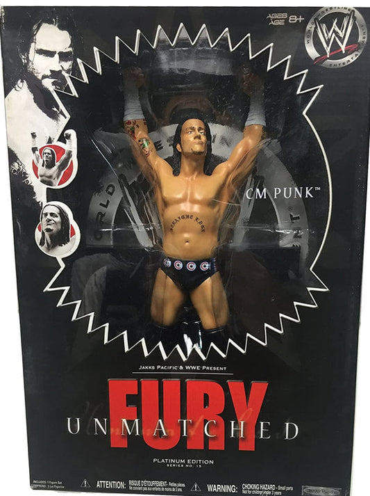 2008 WWE Jakks Pacific Unmatched Fury Series 15 CM Punk
