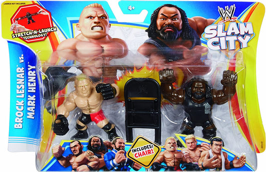 2014 WWE Mattel Slam City Multipack: Brock Lesnar vs. Mark Henry