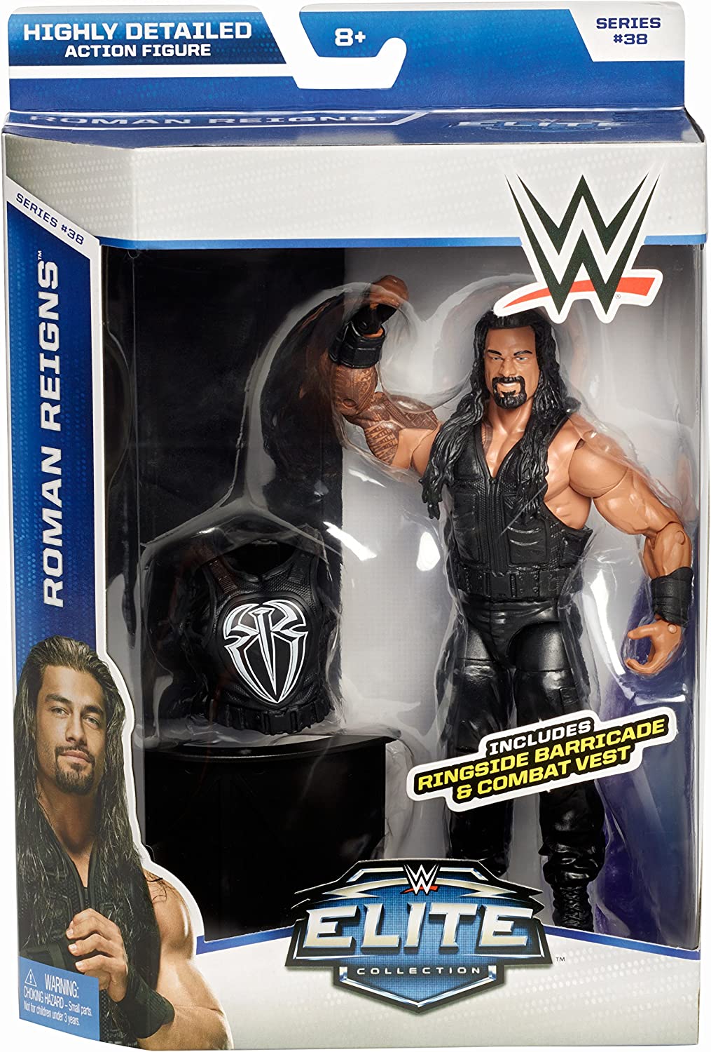 2015 WWE Mattel Elite Collection Series 38 Roman Reigns – Wrestling ...