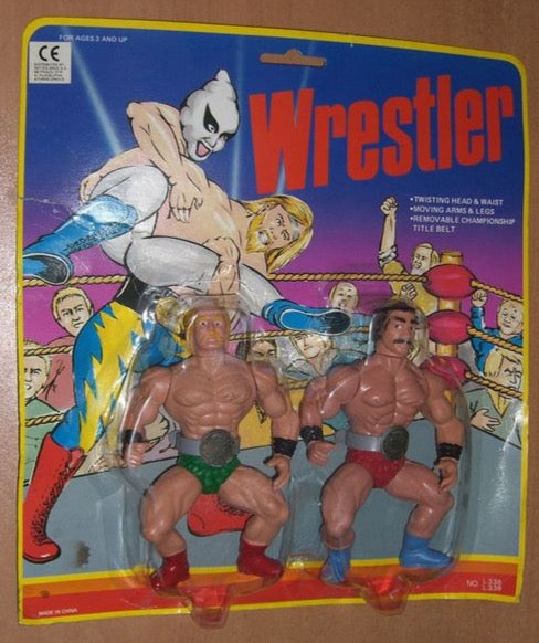 Wrestler Bootleg/Knockoff 2-Pack: 338/7 & 339/11 [Hulk Hogan]