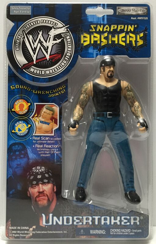 2002 WWF Jakks Pacific Snappin' Bashers Undertaker