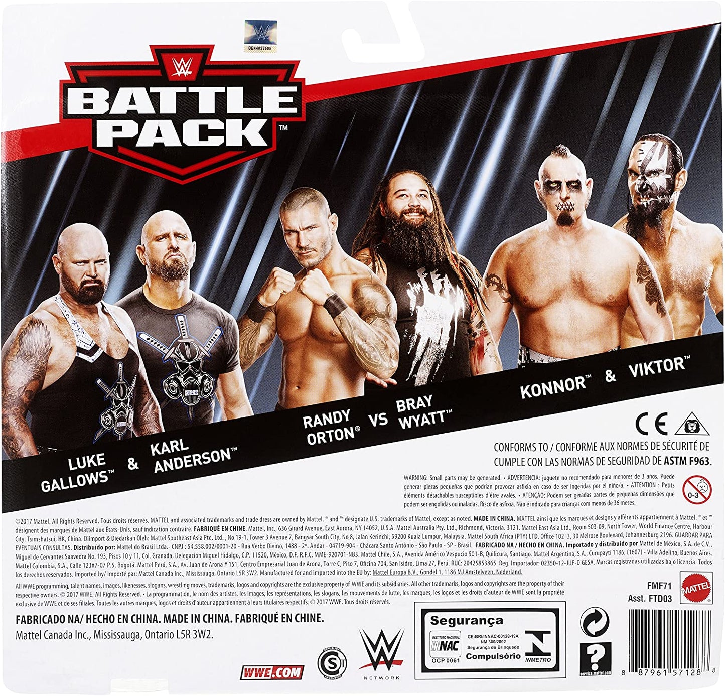 2017 WWE Mattel Basic Battle Packs Series 50 Luke Gallows & Karl Anderson