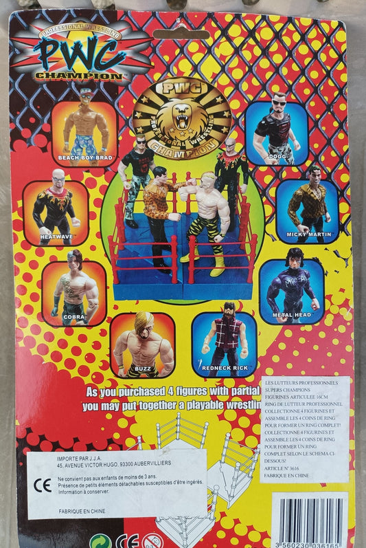 2001 Sunco Ltd. Professional Wrestling Champion Bootleg/Knockoff Redneck Rick