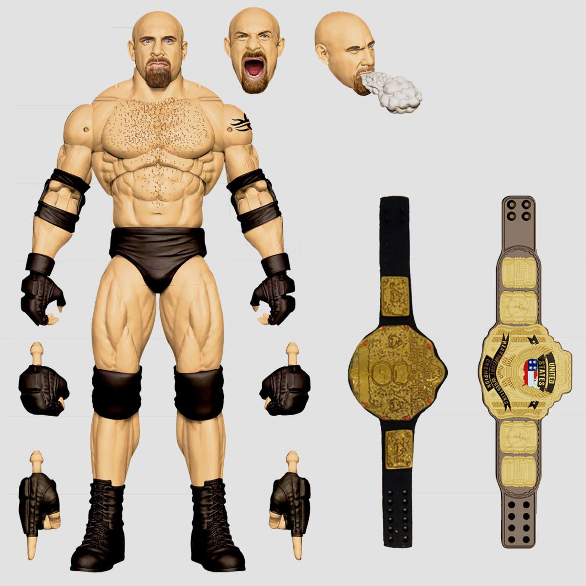 WWE Action Figures, WWE Goldberg Ultimate Edition Fan Takeover Collectible  Figure with Accessories, Gifts for Kids and Collectors​, Figures -   Canada