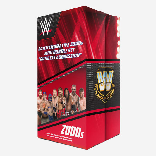 2023 WWE FOCO Mini Bobbleheads Commemorative 2000's Ruthless Aggression Mini Bobble Set