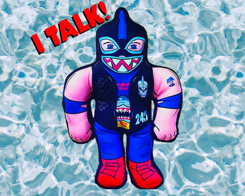Total Debacle Shirt Co. 13" Talking Bashin' Buddy Shark Boy