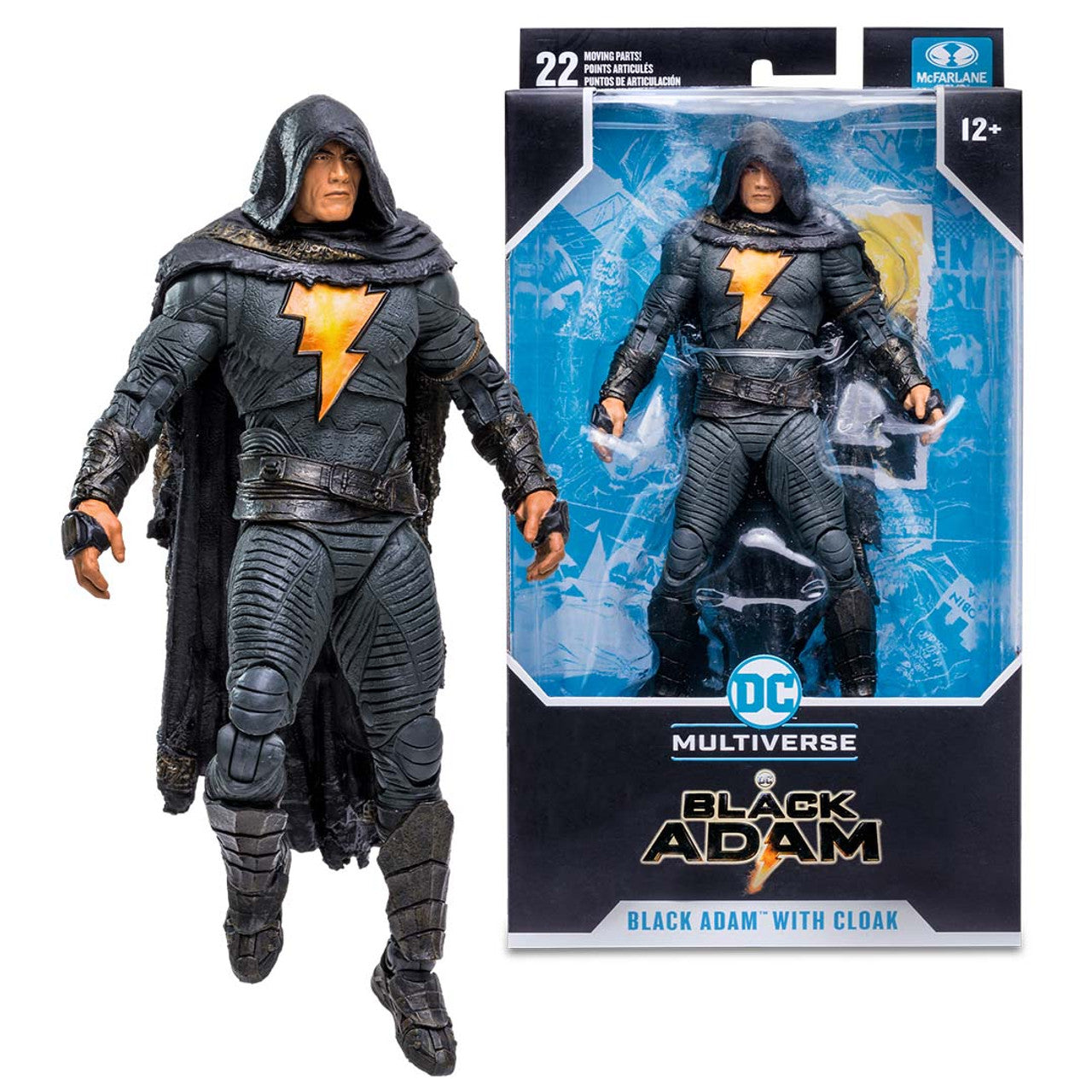 2022 McFarlane Toys DC Multiverse Black Adam with Cloak