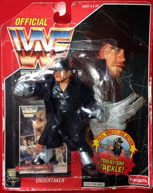 1995 WWF Funskool Undertaker with Tombstone Tackle!