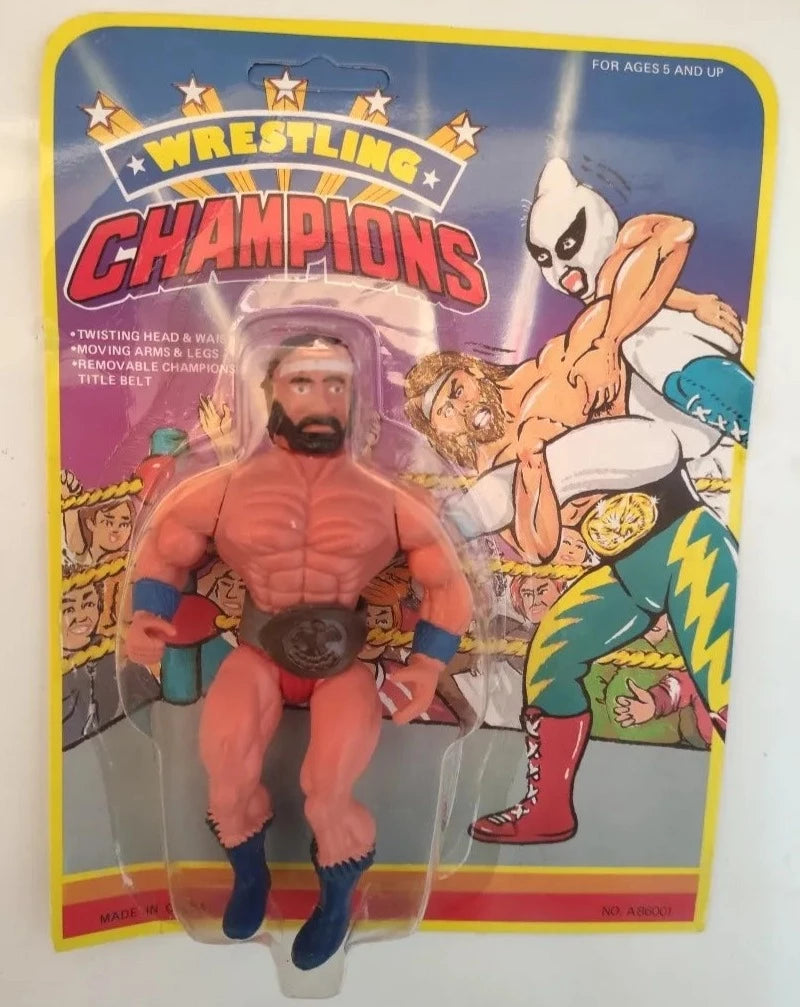 Wrestling Champions [Yellow Border] Bootleg/Knockoff Brut