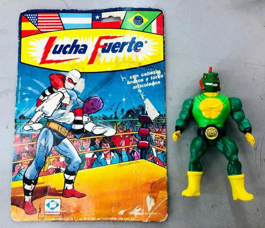 1988 Plastirama Lucha Fuerte El Reptil Verde