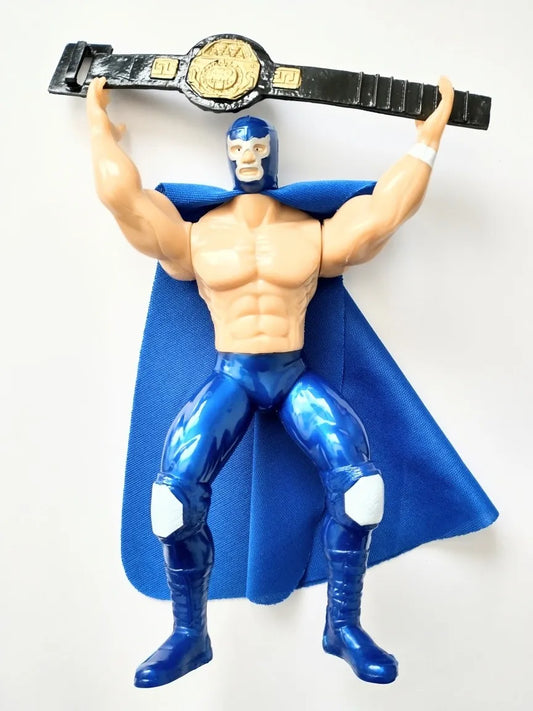 7" Articulated Bootleg/Knockoff Blue Demon Mexican Arena Figure