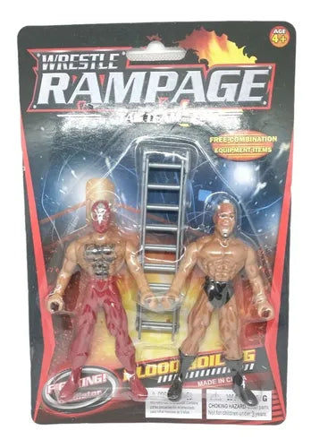 Wrestle Rampage Bootleg/Knockoff Wrestling Action Figures