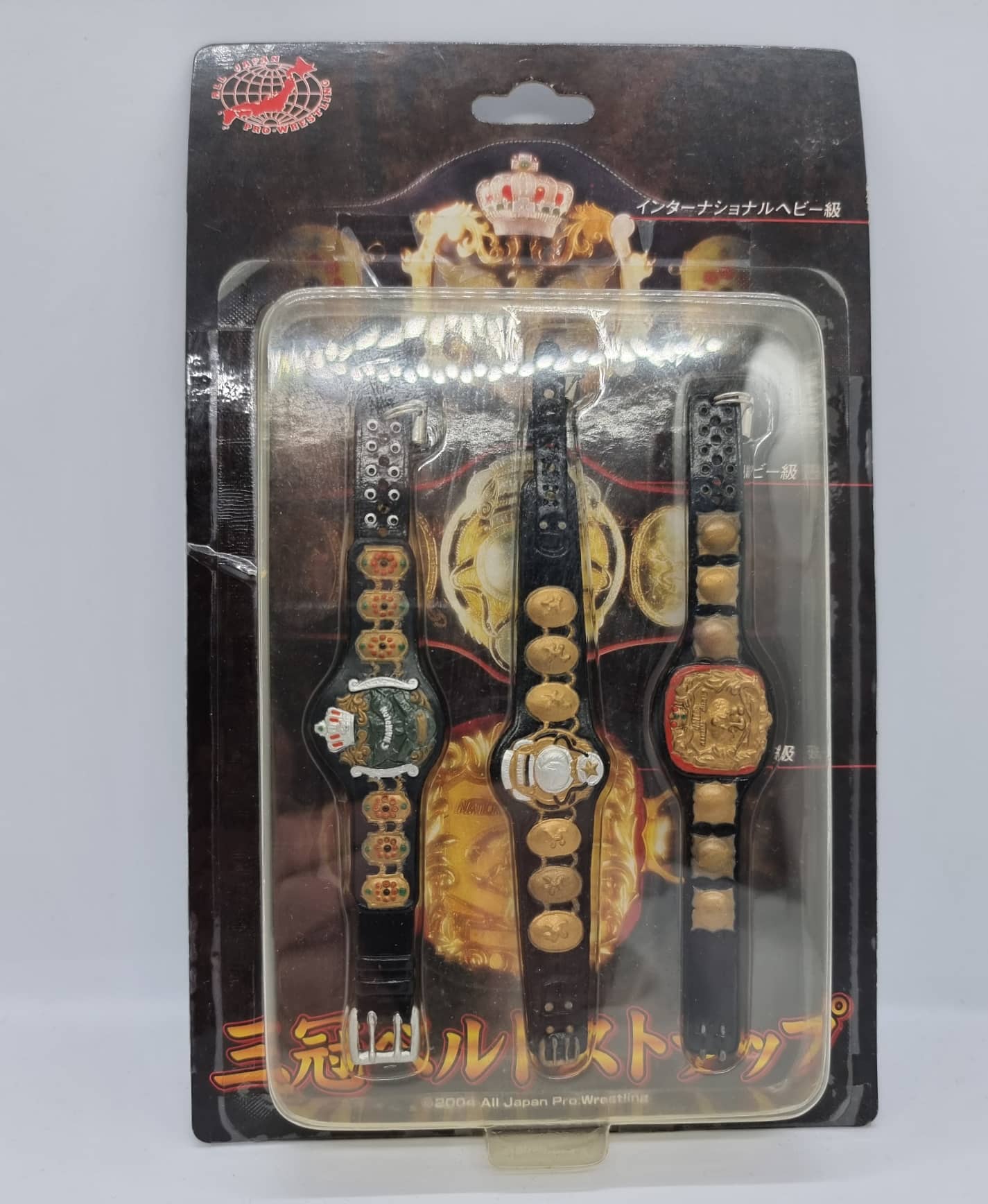 2004 AJPW CharaPro Accessory Sets: AJPW Triple Crown Belts