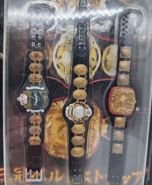2004 AJPW CharaPro Accessory Sets: AJPW Triple Crown Belts