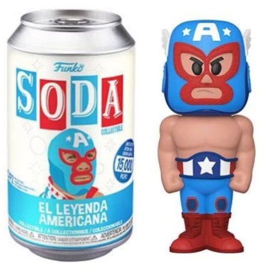 2021 Marvel Lucha Libre Edition Funko Soda El Leyenda Americana