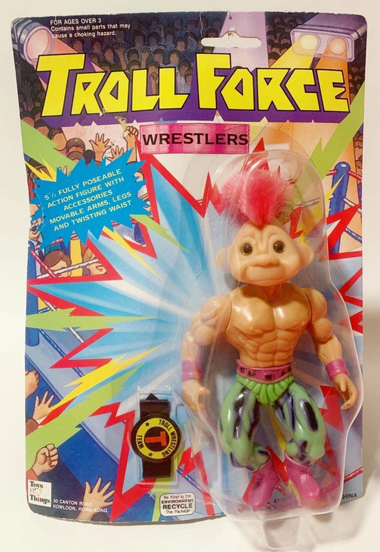 1992 Toys 'n' Things Troll Force Wrestler: Mohawk