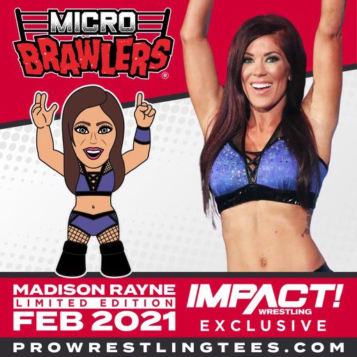 2021 Pro Wrestling Tees Impact! Wrestling Exclusive Micro Brawler Madison Rayne