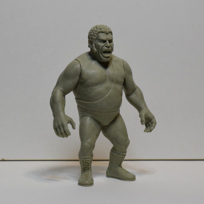 2023 Zombie Sailor's Toys Wrestling's Heels & Faces Series 2 Andre the Giant [With Blue Singlet]