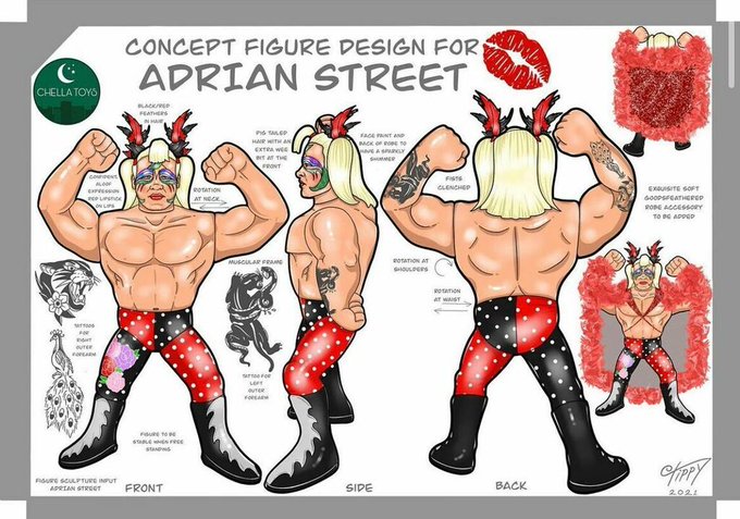 Chella Toys British Wrestling Icons Adrian Street