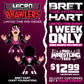2022 Pro Wrestling Tees Micro Brawlers Limited Edition Bret Hart [Hart Foundation]